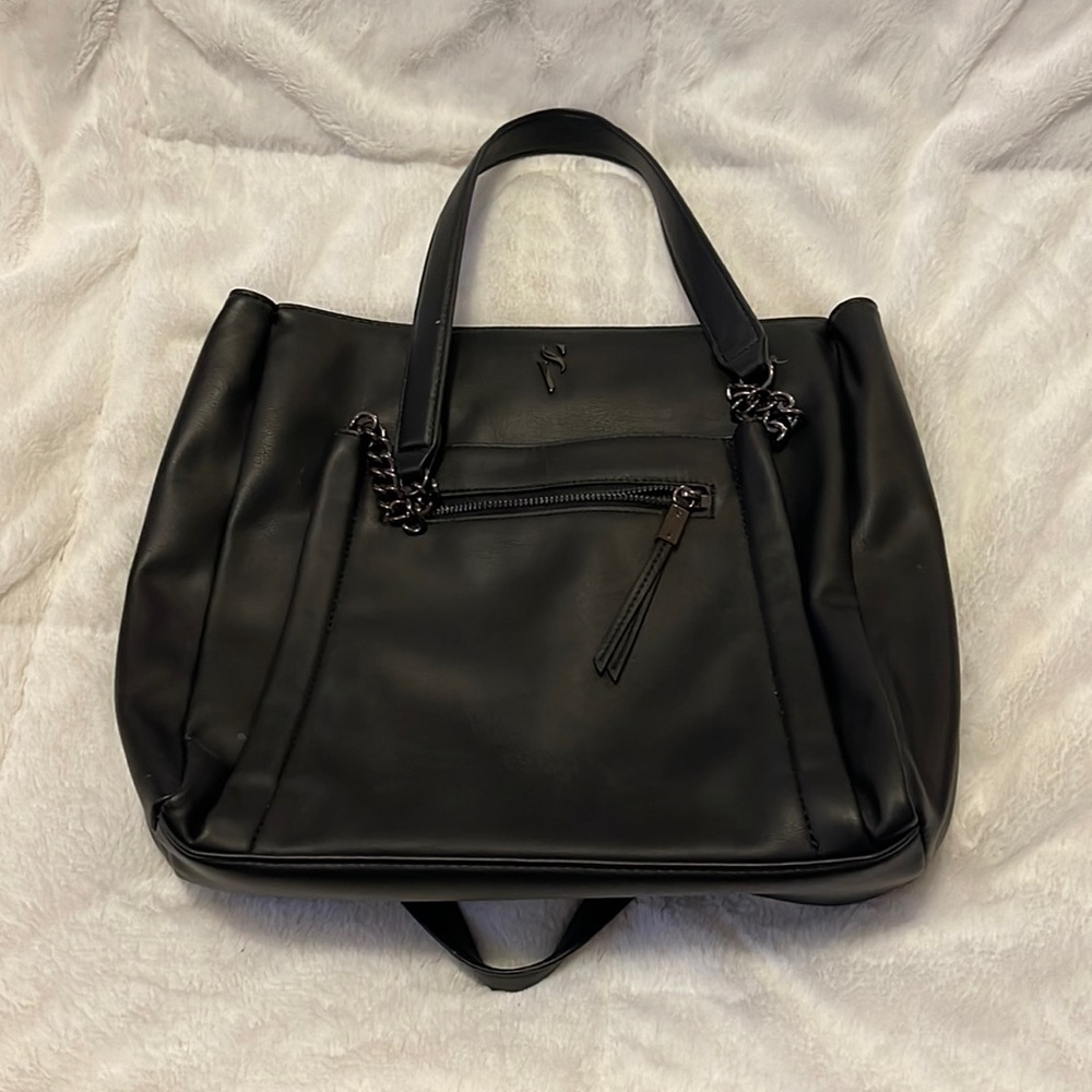Black vera wang tote purse